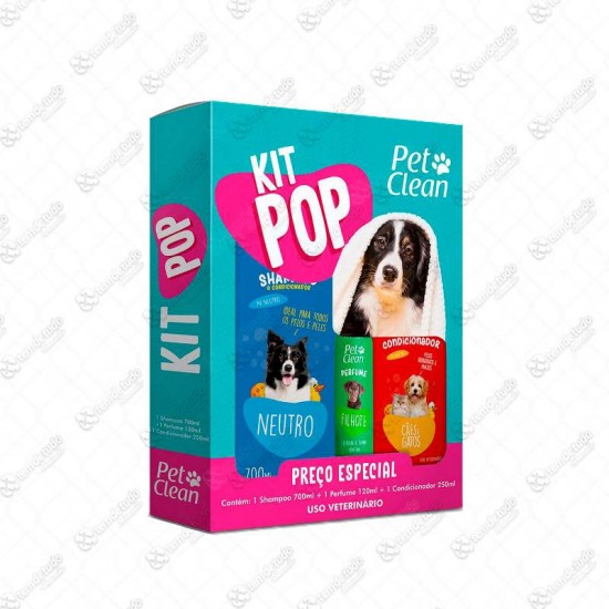 KIT BANHO SHAMP + PERF + COND PET CLEAN