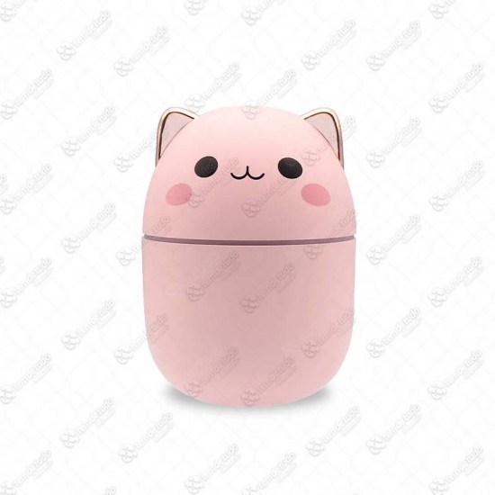 UMIDIFICADOR DE AR PORTATIL GATINHO ROSA