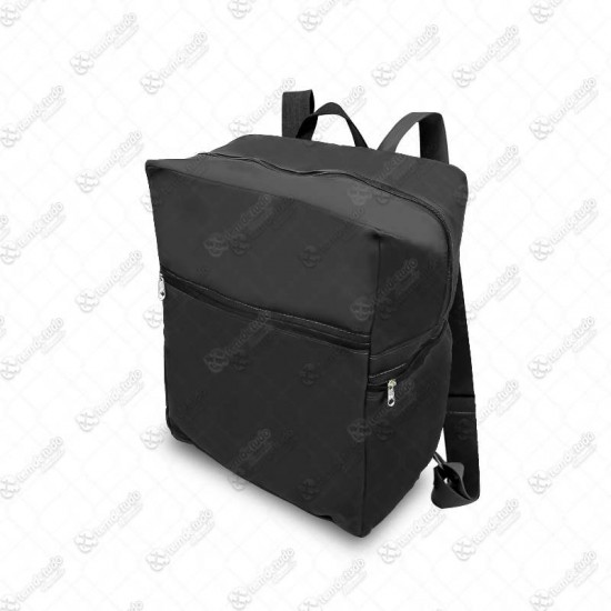MOCHILA LONA COSTAS PRETA