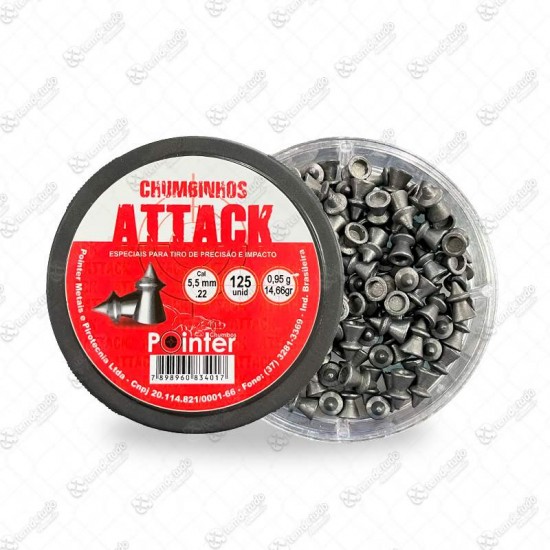CHUMBINHO ATTACK 5,5MM C/125