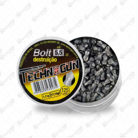 CHUMBINHO TECHNOGUN BOLT 5,5MM C/125