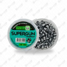 12801 - CHUMBINHO SUPERGUN DIABOLO 5,5MM C/100