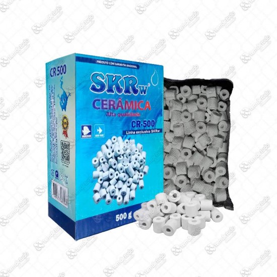 CERAMICA CILINDRICA PARA AQUARIO 500G