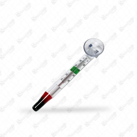 TERMOMETRO VIDRO C/VENTOSA PARA AQUARIO