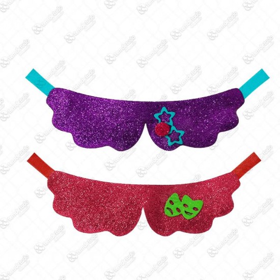 GARGANTILHA GLITTER CARNAVAL COLOR C/20