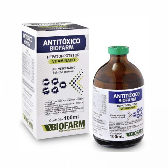 ANTITOXICO INJETAVEL 100ML BOVINOS